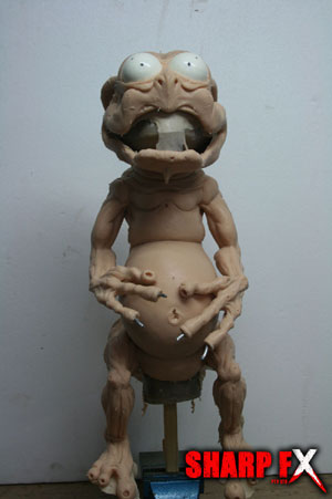 un-painted Silicone puppet skin